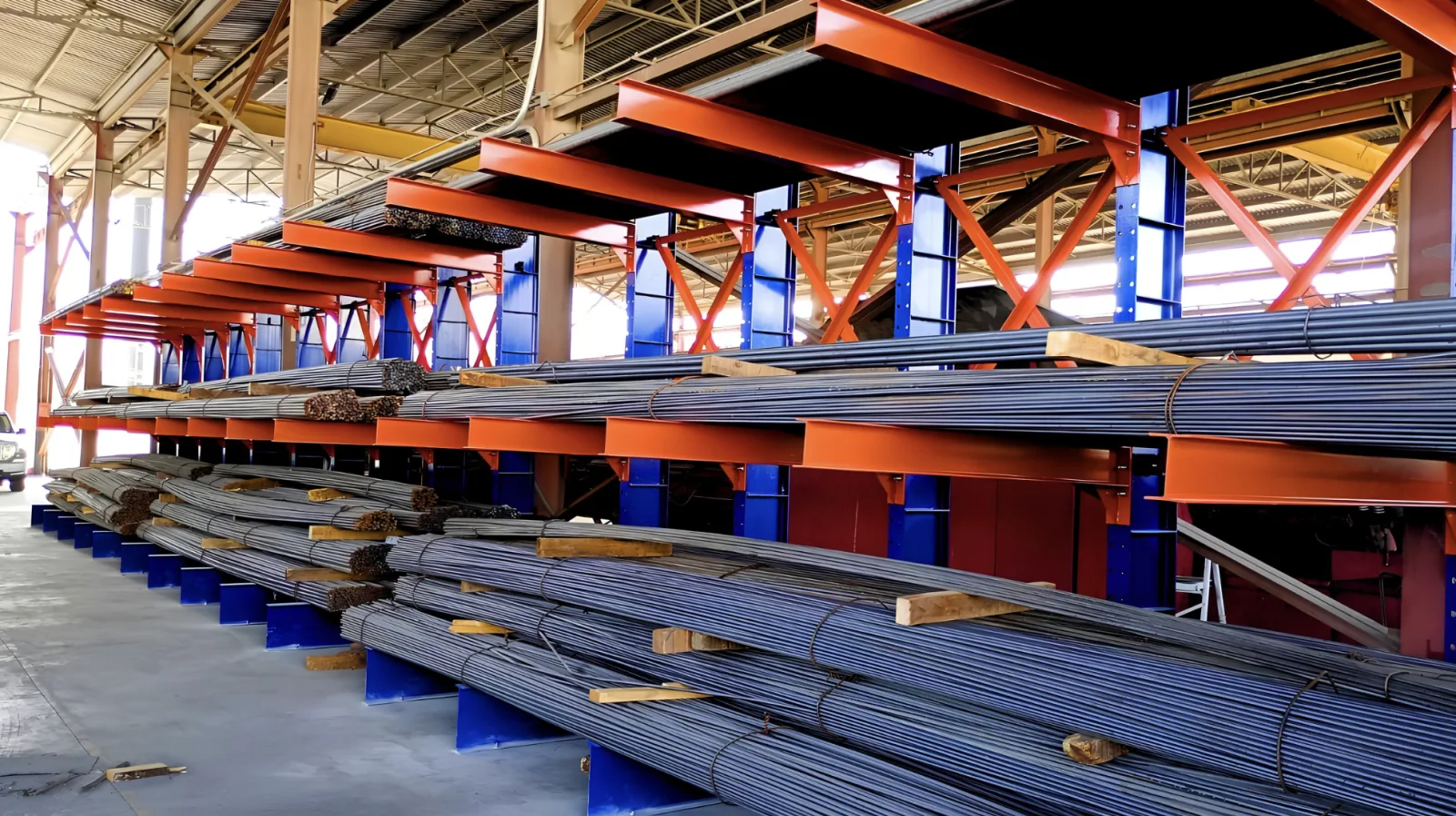 Rack Cantilever FMP Racks para cargas largas e irregulares