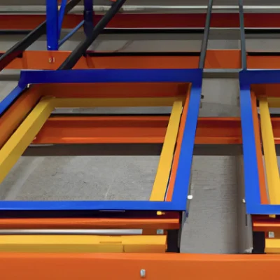 Carros anidados del rack push back FMP Racks